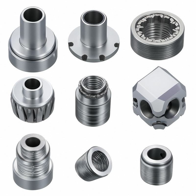 Custom OEM CNC Machining Parts with 100% Inspection and 0.0005mm Tolerance Precision CNC Turning Milling Parts